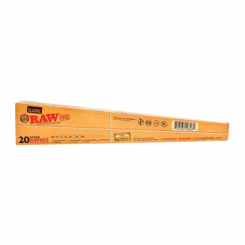 RAW Pre-Rolled Cones Pack – 20 Stage Rawket Launcher - 4