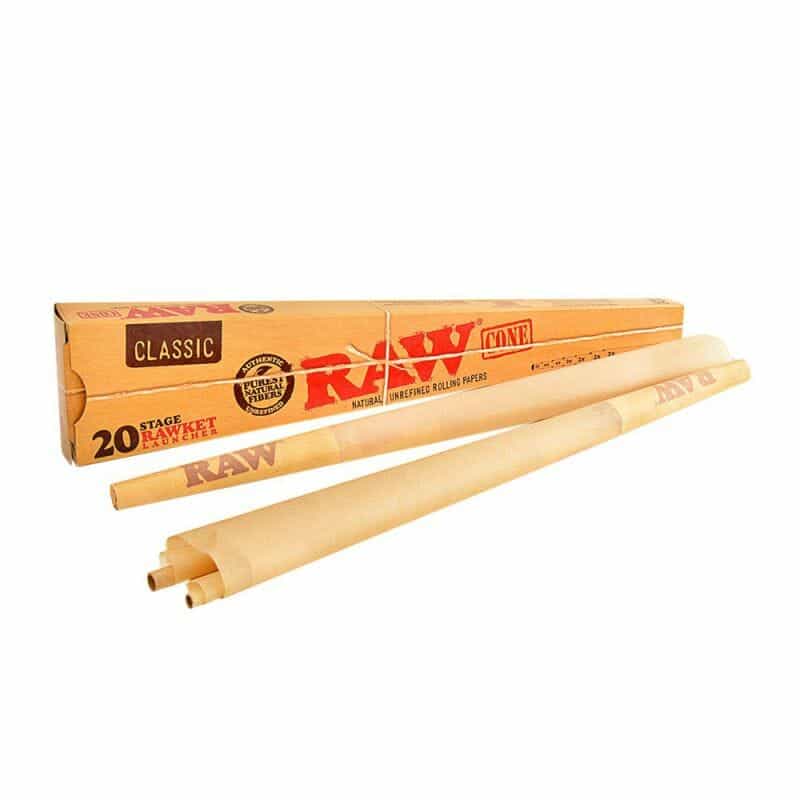 RAW Pre-Rolled Cones Pack – 20 Stage Rawket Launcher