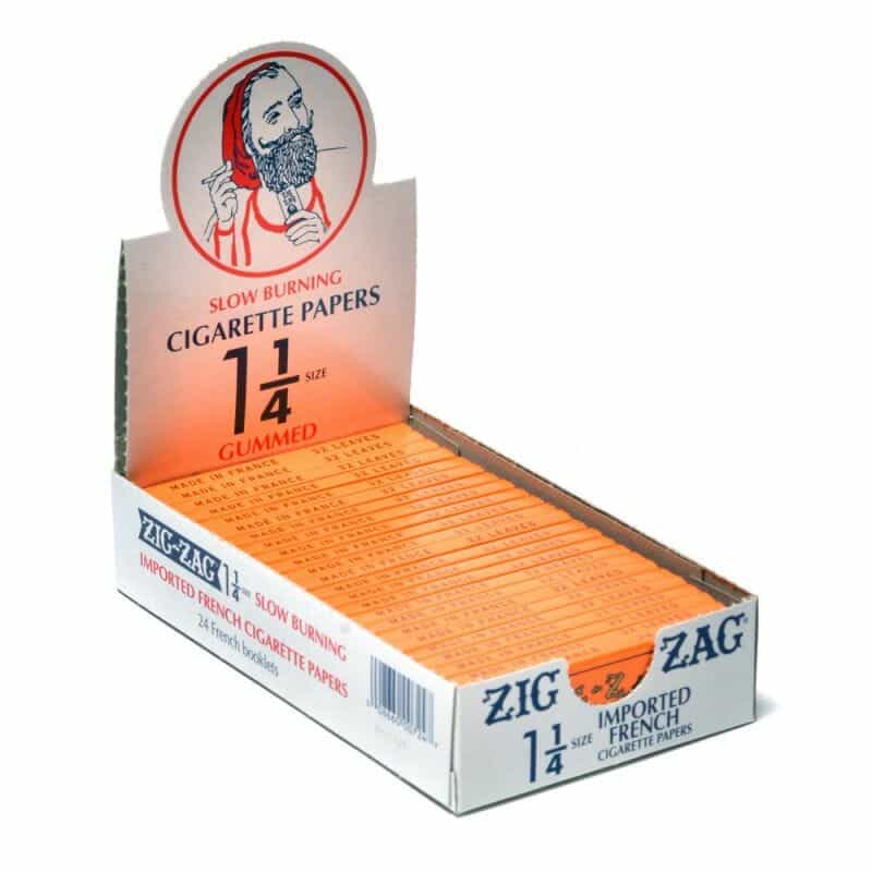 Zig Zag Rolling Papers Orange 1-1/4″ – 1 pk - Display Box