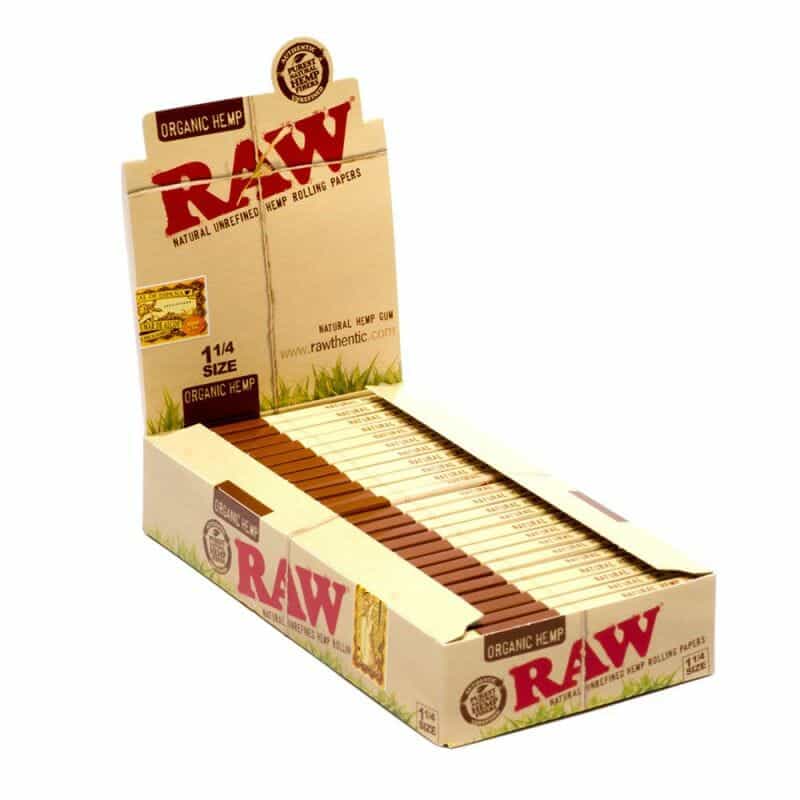 Raw Organic 1-1/4″ Rolling Papers – 1 pk - Display Box