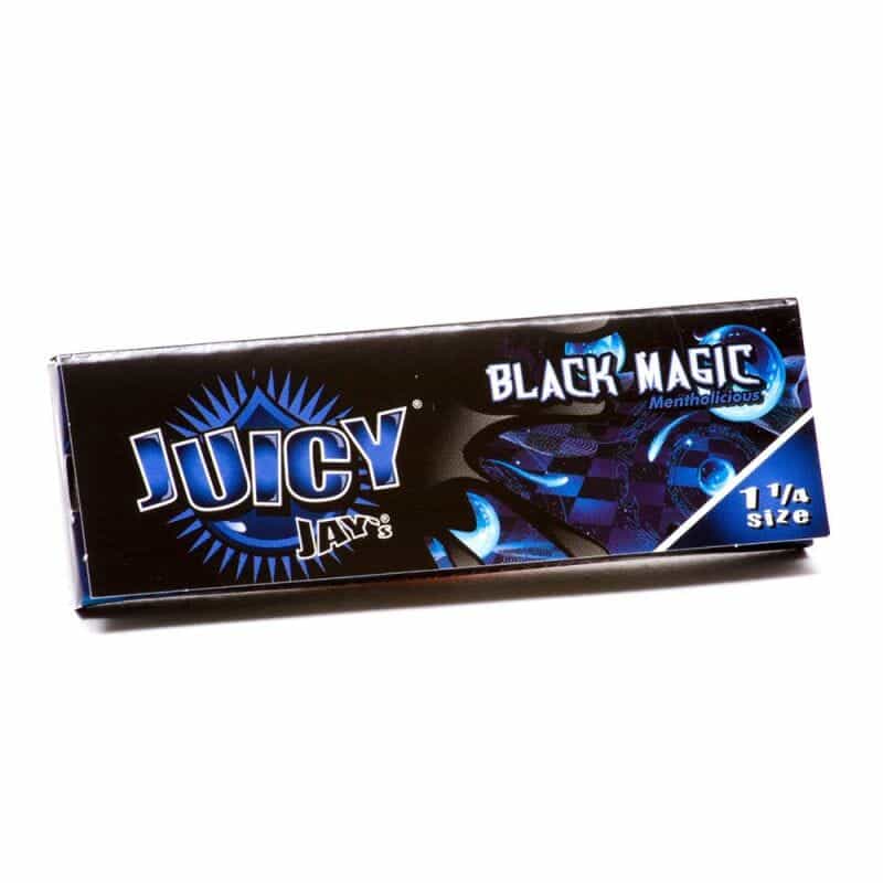 Juicy Jay’s Black Magic 1-1/4″ Rolling Papers – 1 pk