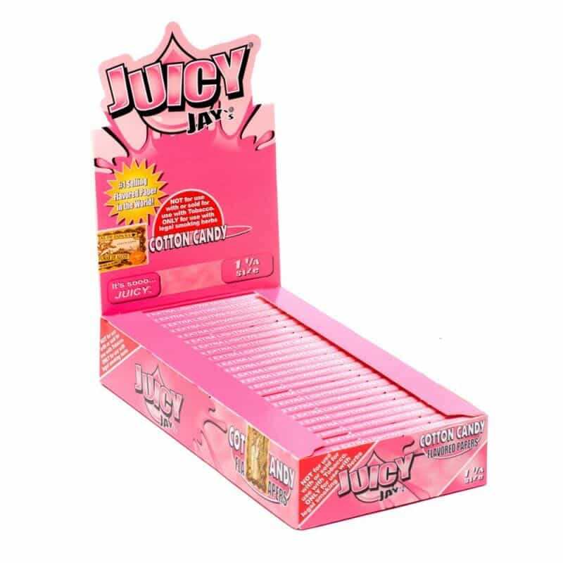 Juicy Jay's Cotton Candy 1-1/4" Rolling Papers - 1 pk - Display Box