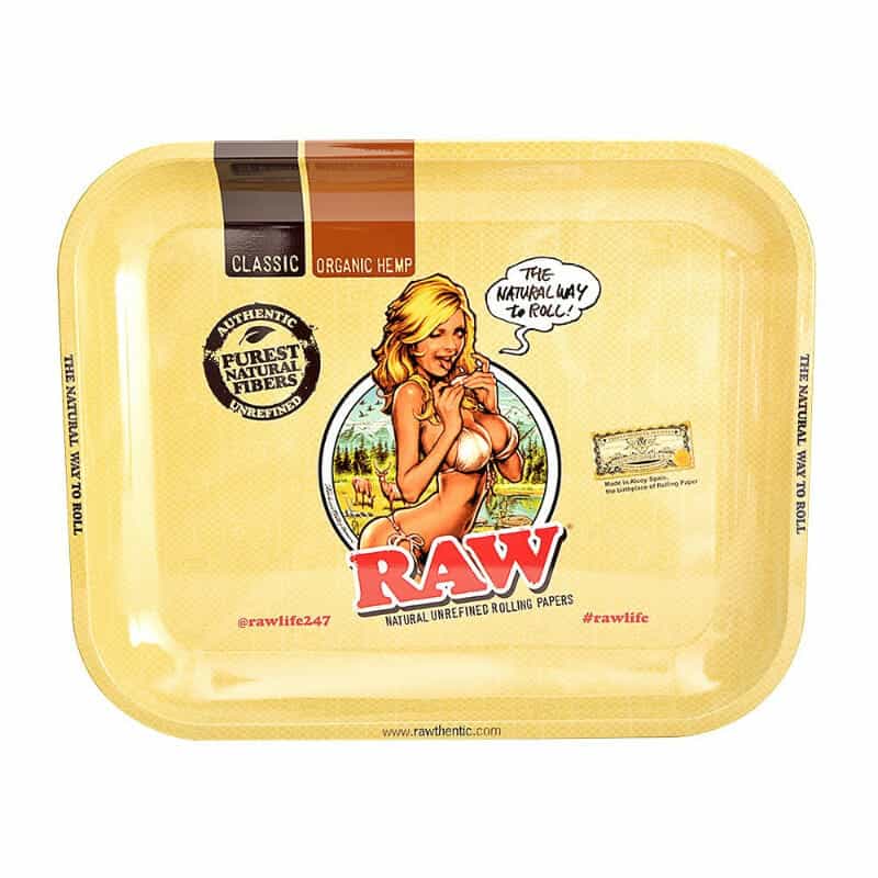RAW Rolling Tray – RAW Girl – Large