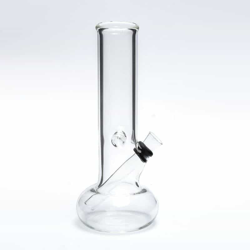 Generic Label USA 8.5″ Round Bottom Water Pipe – Clear
