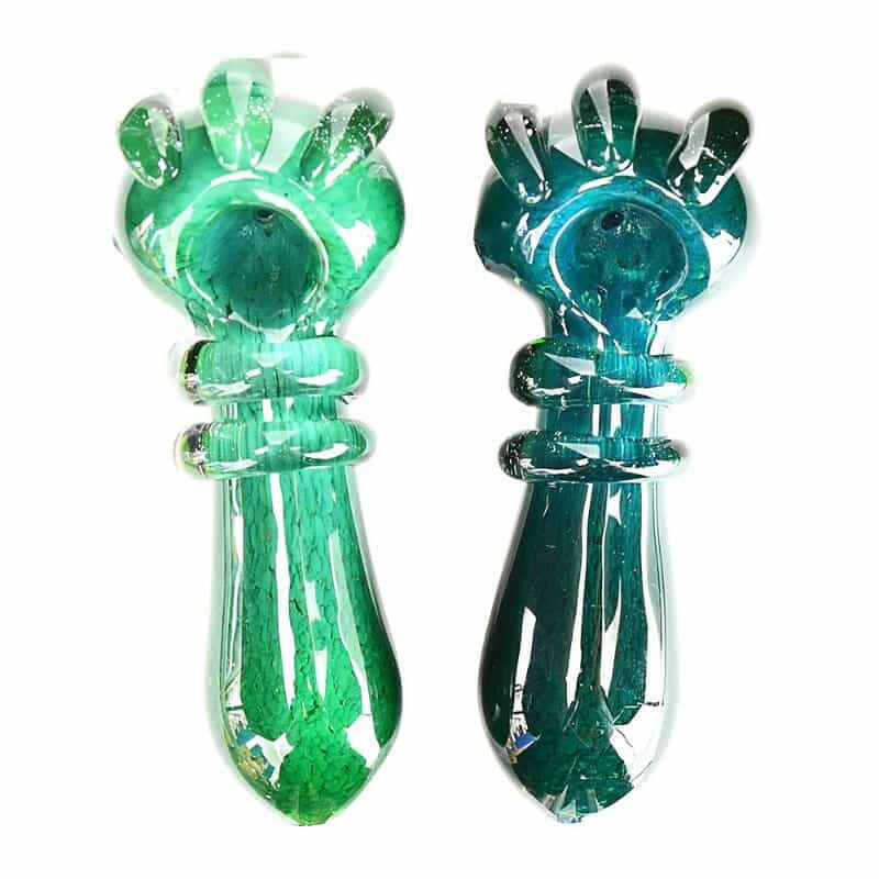 Generic Label Bear Claw Frit Hand Pipe 5″ – Assorted Colors - 6