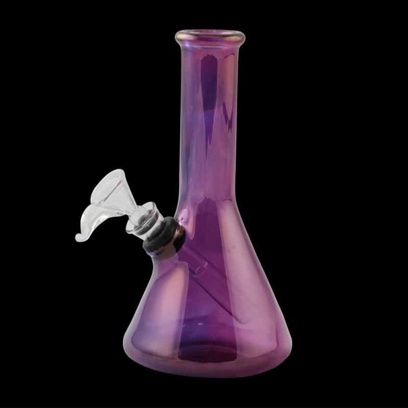 Chameleon Glass Pipe For The People Lustre Glass Water Pipe - Purple