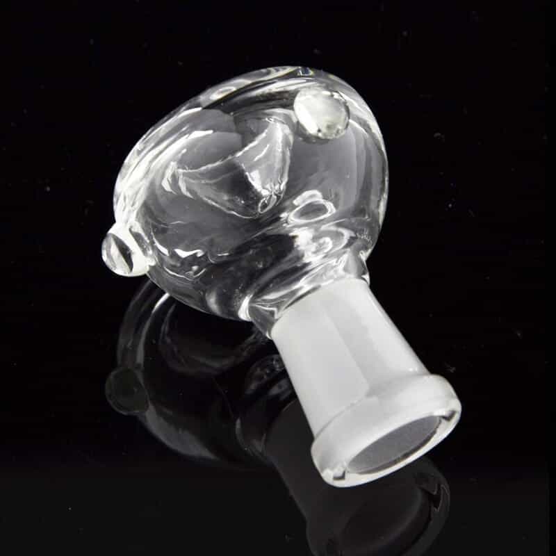 Glassheads Clear Glass 18mm Female Dry Herb Balloon Bowl / 2