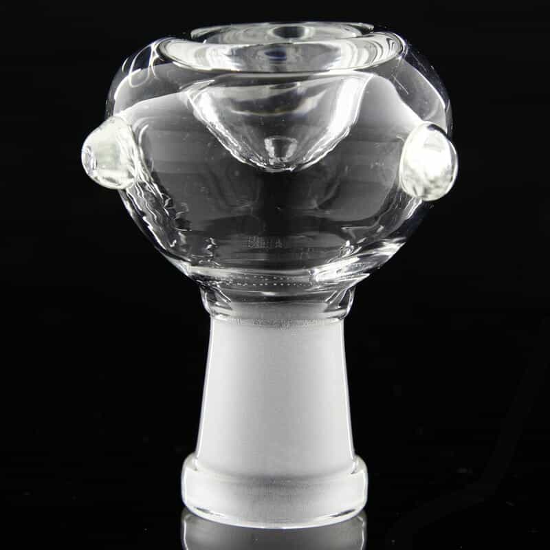 Glassheads Clear Glass 14mm Female Dry Herb Balloon Bowl