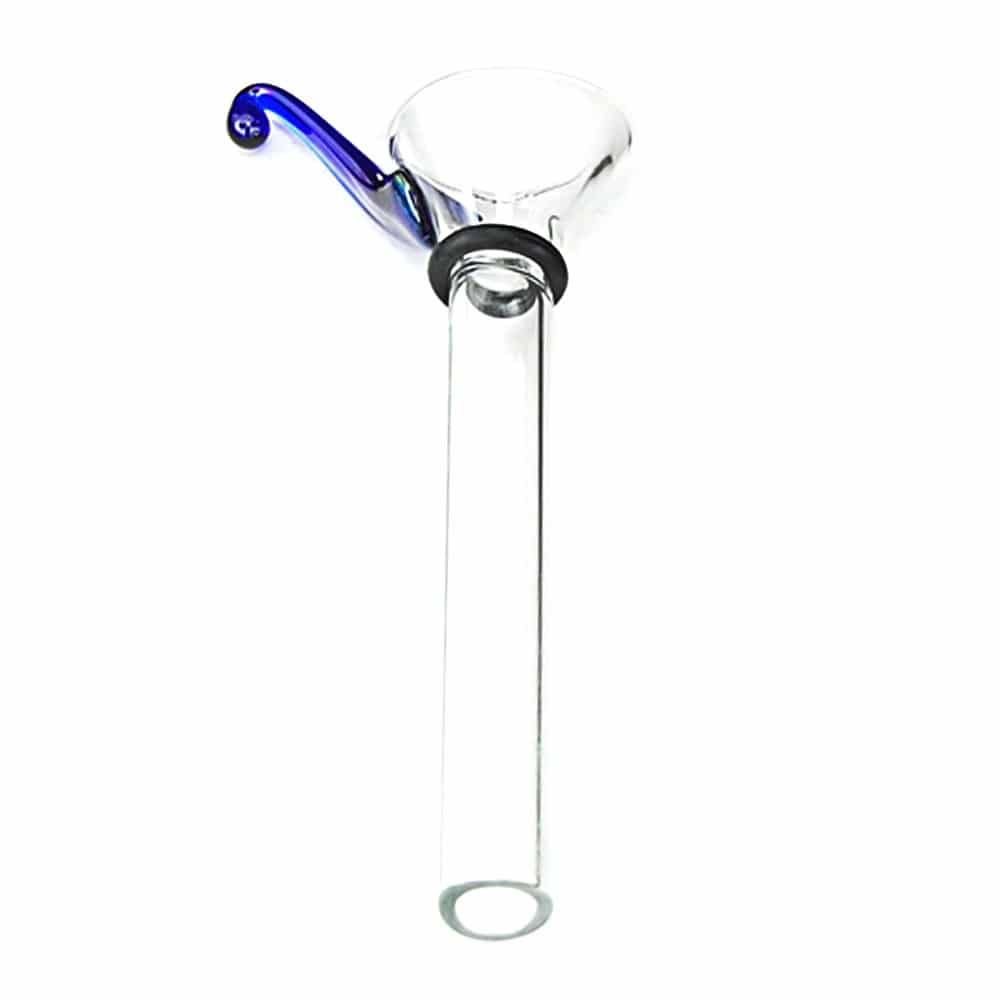4:20 Generic Label 3" Pull Downstem With Rubber Stopper - Assorted Colors / 2
