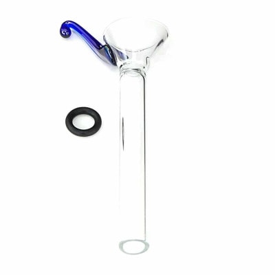 4:20 Generic Label 3" Pull Downstem With Rubber Stopper - Assorted Colors