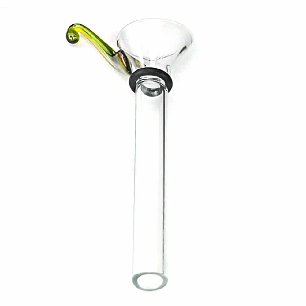 4:20 Generic Label 3" Pull Downstem With Rubber Stopper - Assorted Colors / 4