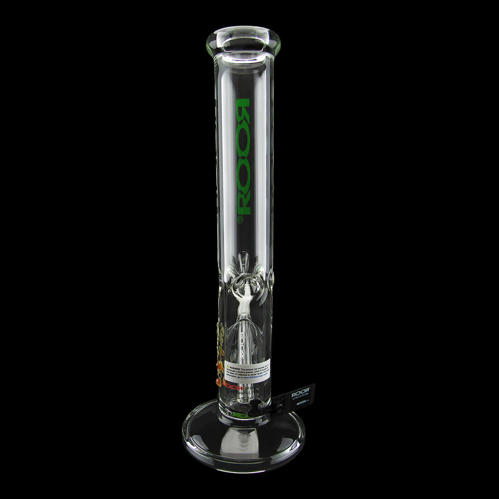 Roor Classic Straight Bong 14 inch 50mm x 7mm Green - 03