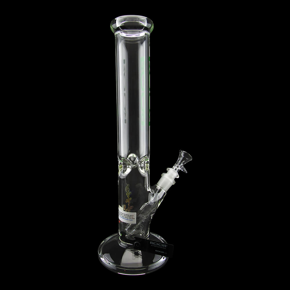 Roor Classic Straight Bong 14 inch 50mm x 7mm Green - 04