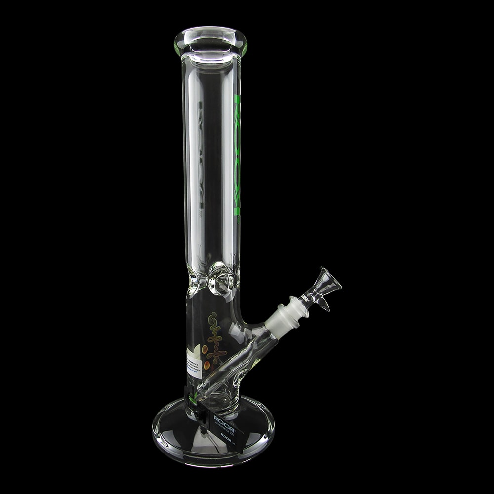 Roor Classic Straight Bong 14 inch 50mm x 7mm Green - 05