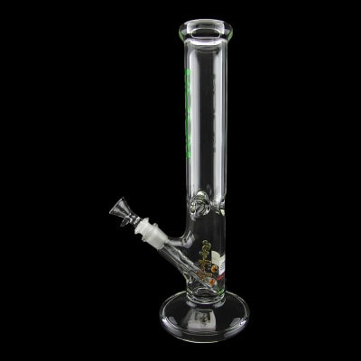 Roor Classic Straight Bong 14 inch 50mm x 7mm Green - 01