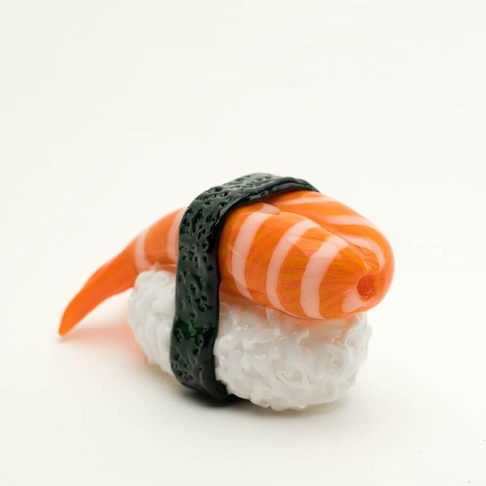Empire Glassworks "Sushi Shrimp Nigiri" Hand Pipe - 2