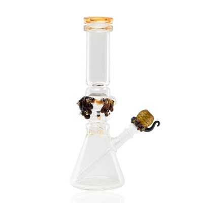 Empire Glassworks Honey Drip Beaker Flagship Water Pipe - 1