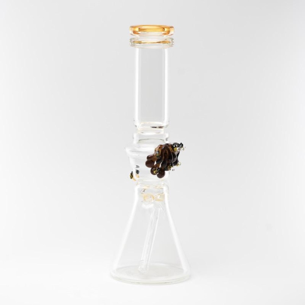 Empire Glassworks Honey Drip Beaker Flagship Water Pipe - 3