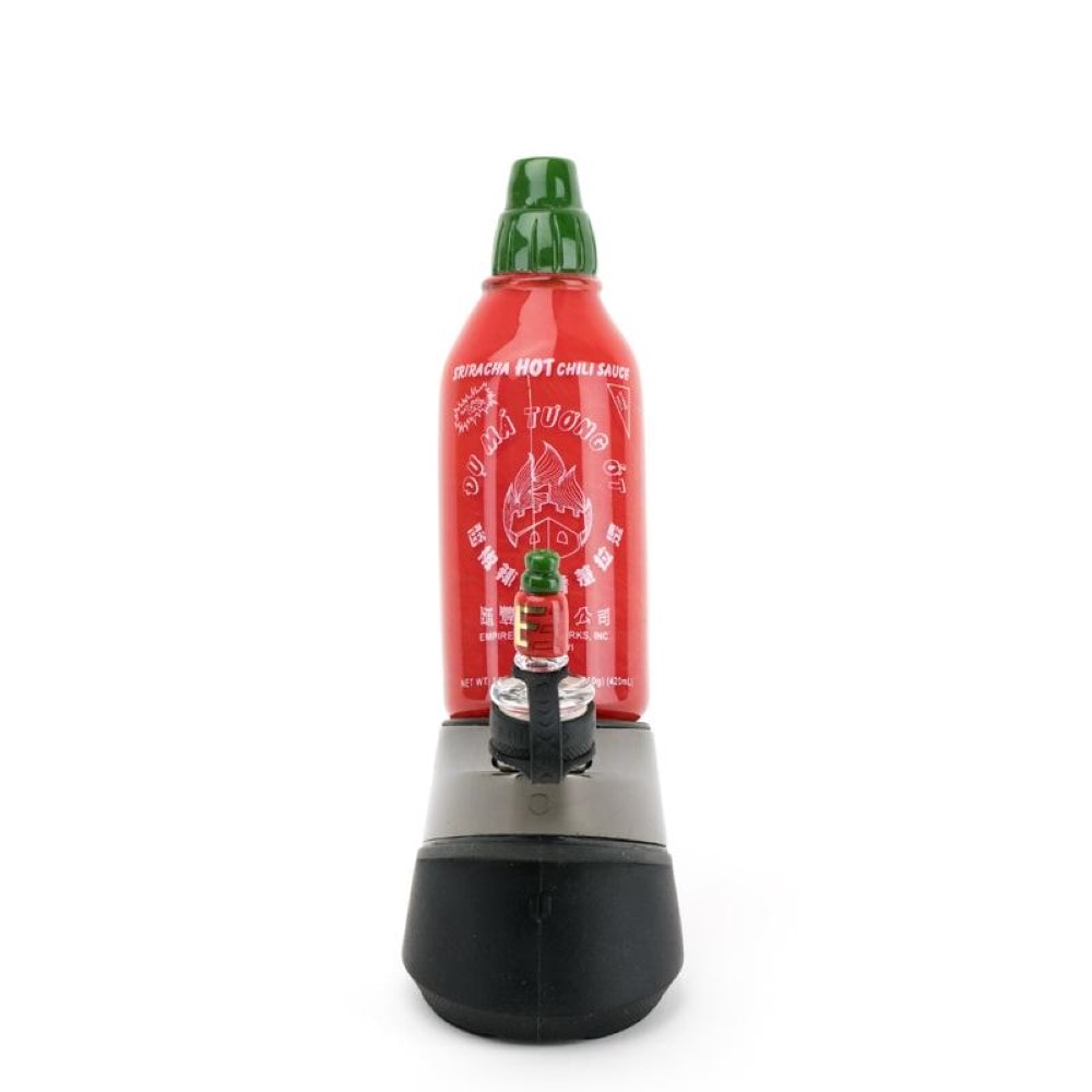 Empire Glassworks Sriracha Bottle Puffco Peak Attachment - 2