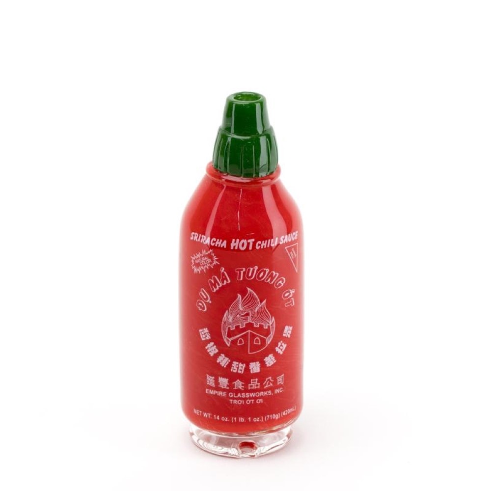 Empire Glassworks Sriracha Bottle Puffco Peak Attachment - 3