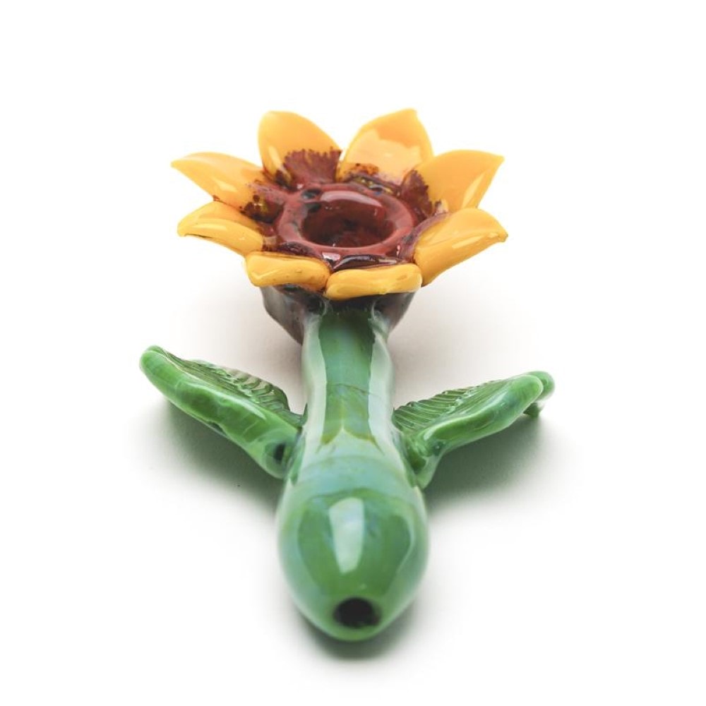 Empire Glassworks Sunflower Sherlock Hand Pipe - 3