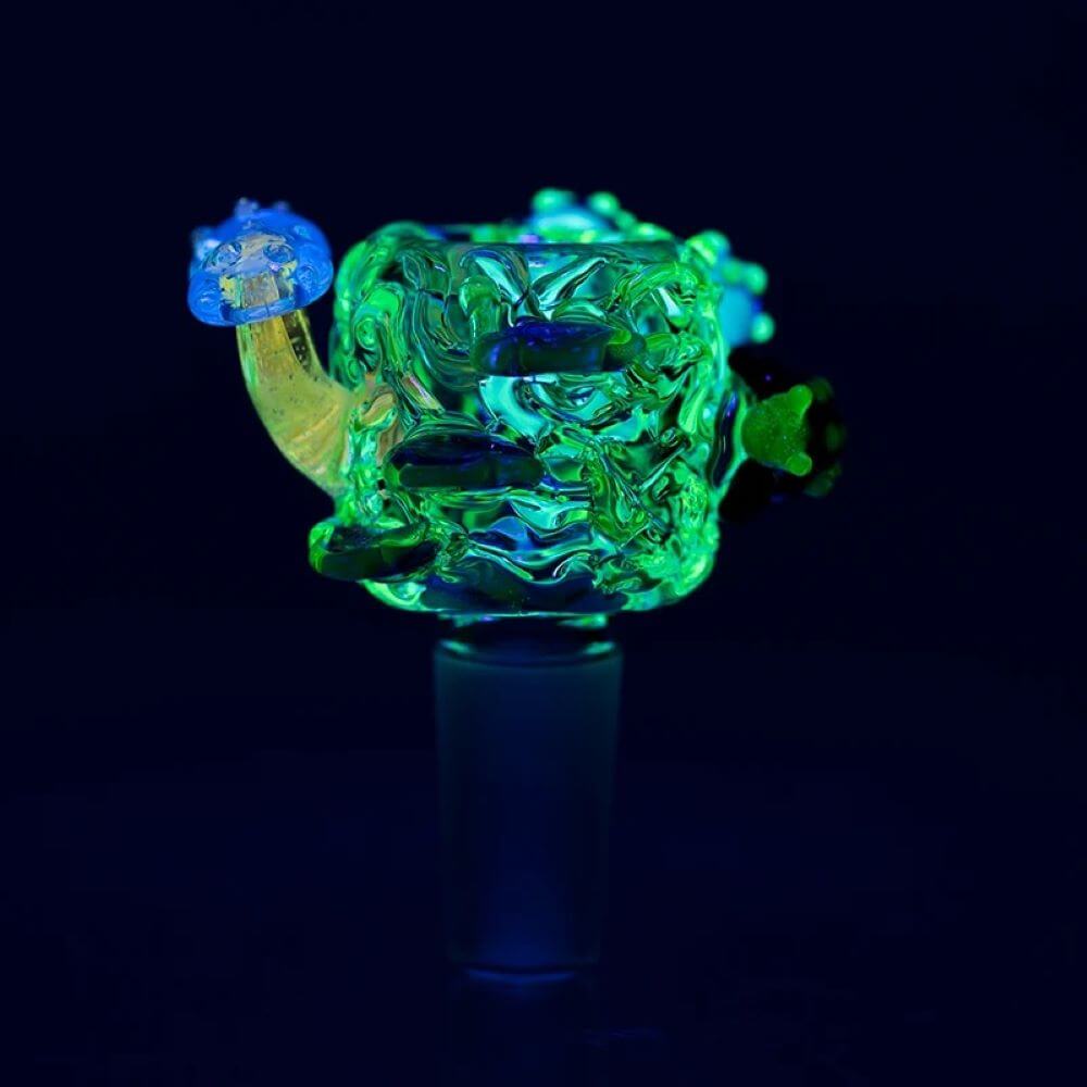 Empire Glassworks Male Bowl Cozmic Critters UV Reactive - 10