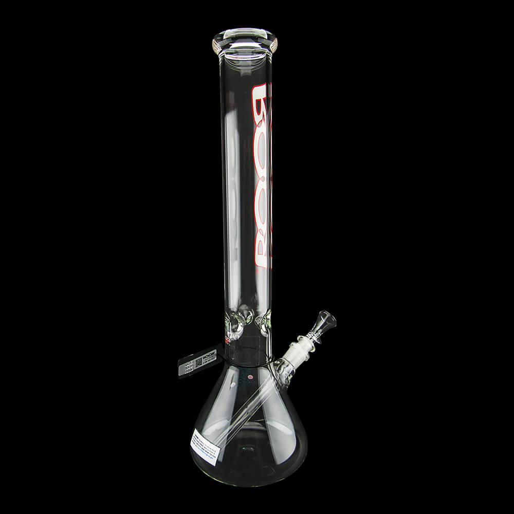 ROOR Classic 18" Beaker Water Pipe 50mm x 5mm - White/Red - 04