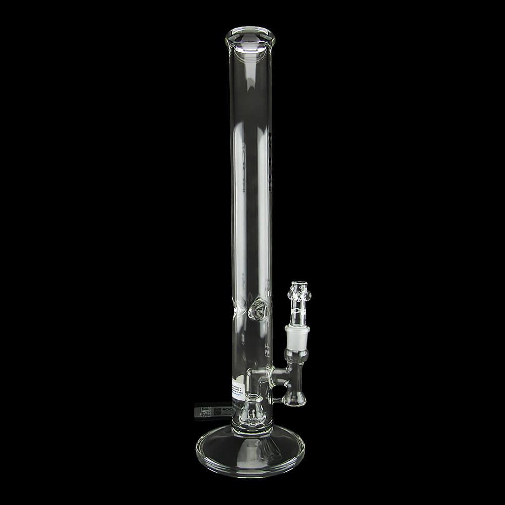 ROOR Tech 18" Mini Clear Fixed 45mm x 5mm Straight Water Pipe - 05