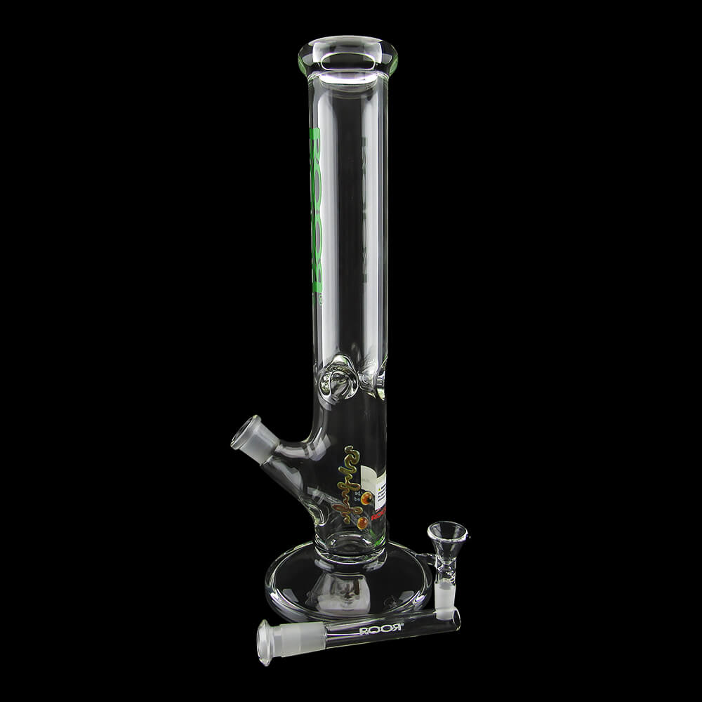 Roor Classic Straight Bong 14 inch 50mm x 7mm Green - 09