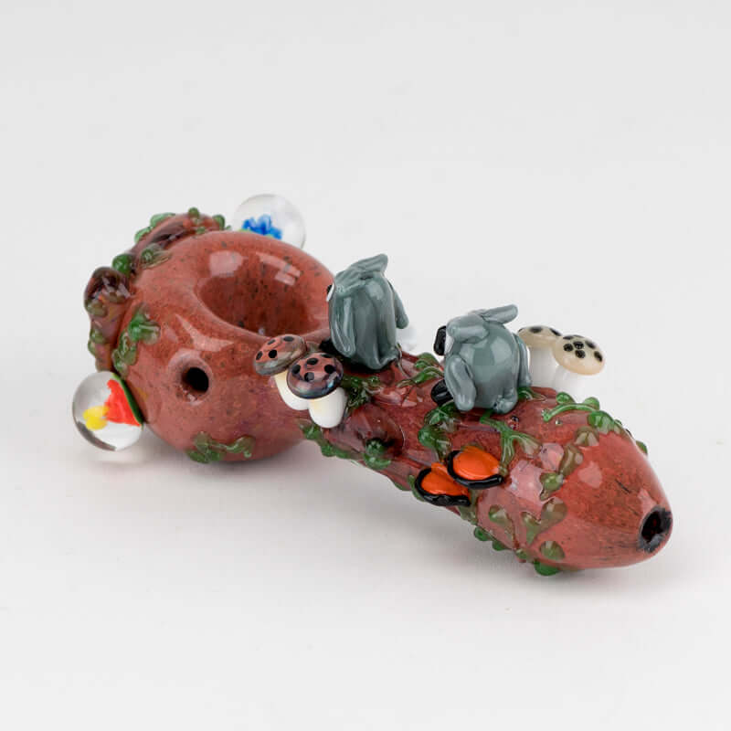 Empire Glassworks Hootie's Forest Hand Pipe 02