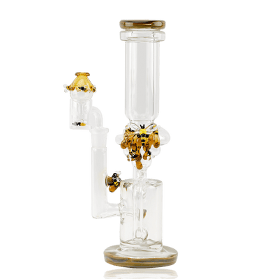 Empire Glassworks Save The Bee's Recycler Water Pipe 01