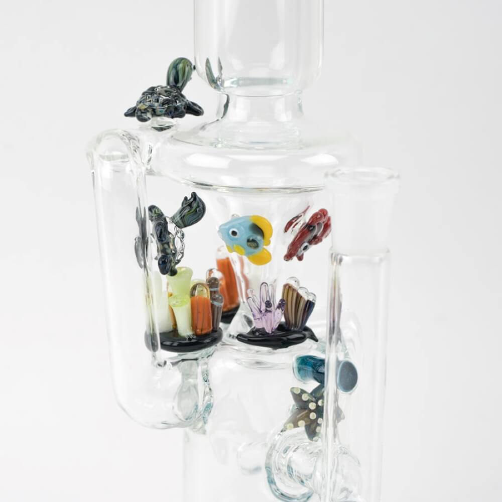 Empire Glassworks Under The Sea Recycler Water Pipe 08