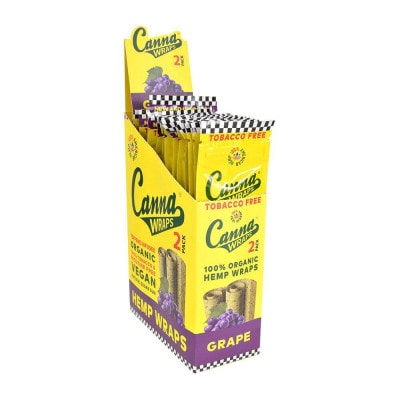 Canna Wraps Blunt Wraps - Grape (1 pack, 2pc) - 01