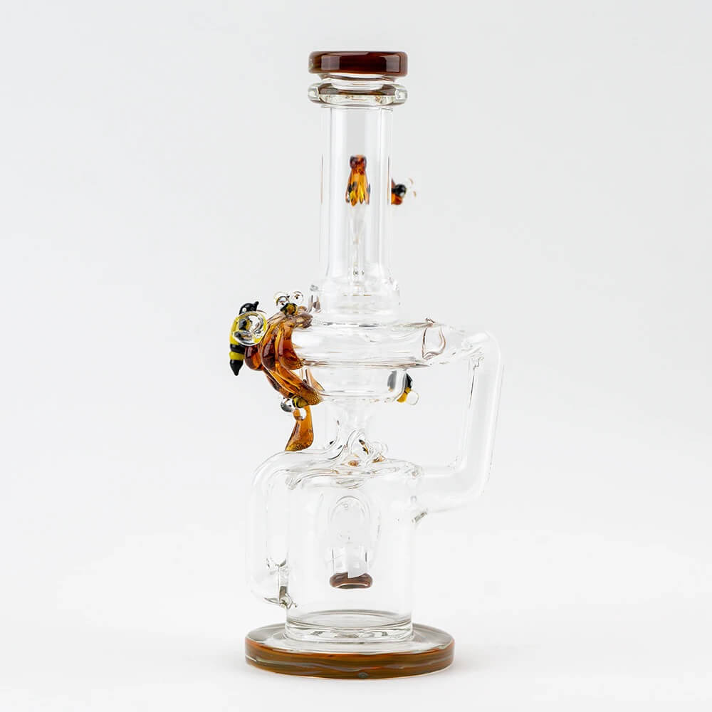 Empire Glassworks Mini Recycler Save The Bees - 02