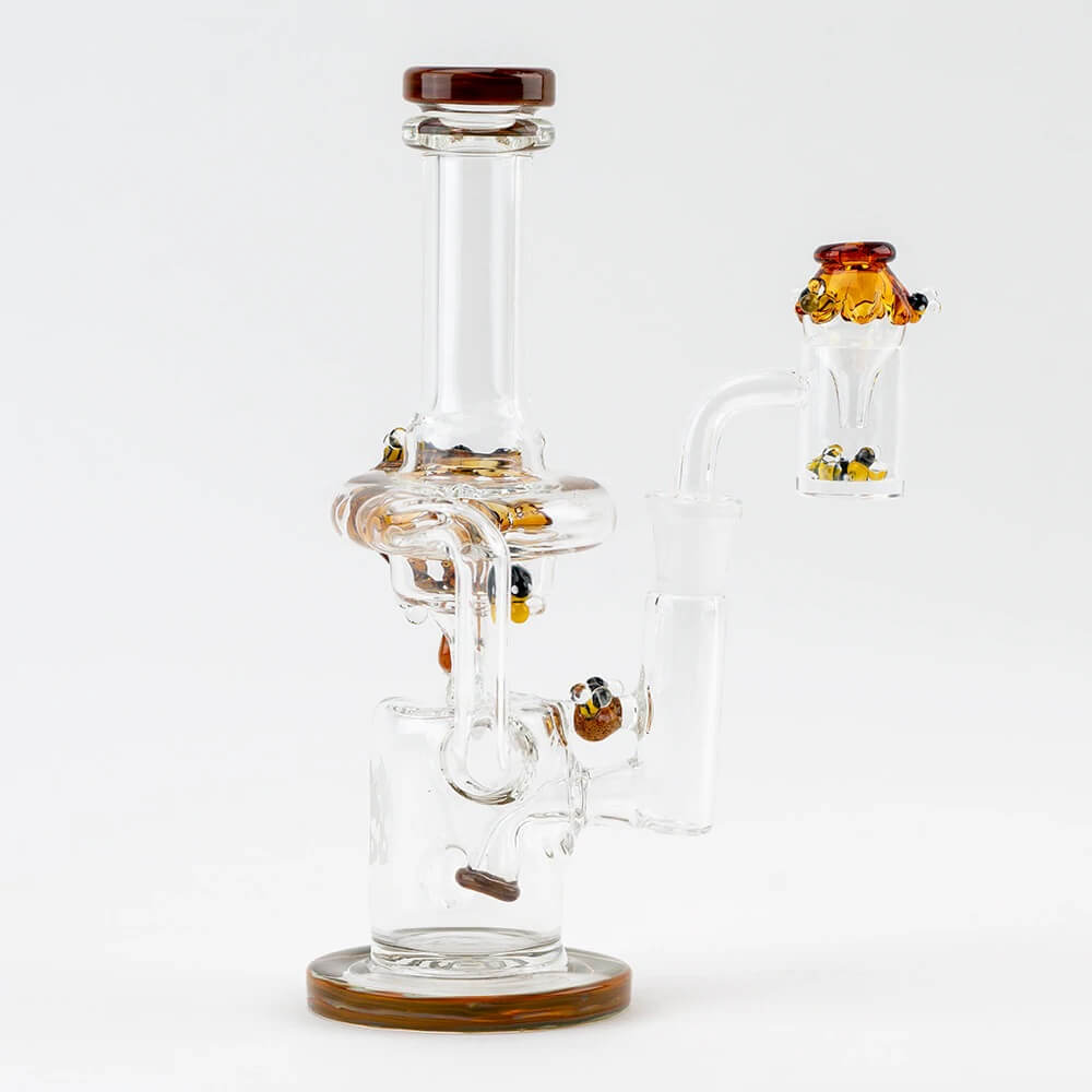 Empire Glassworks Mini Recycler Save The Bees - 03