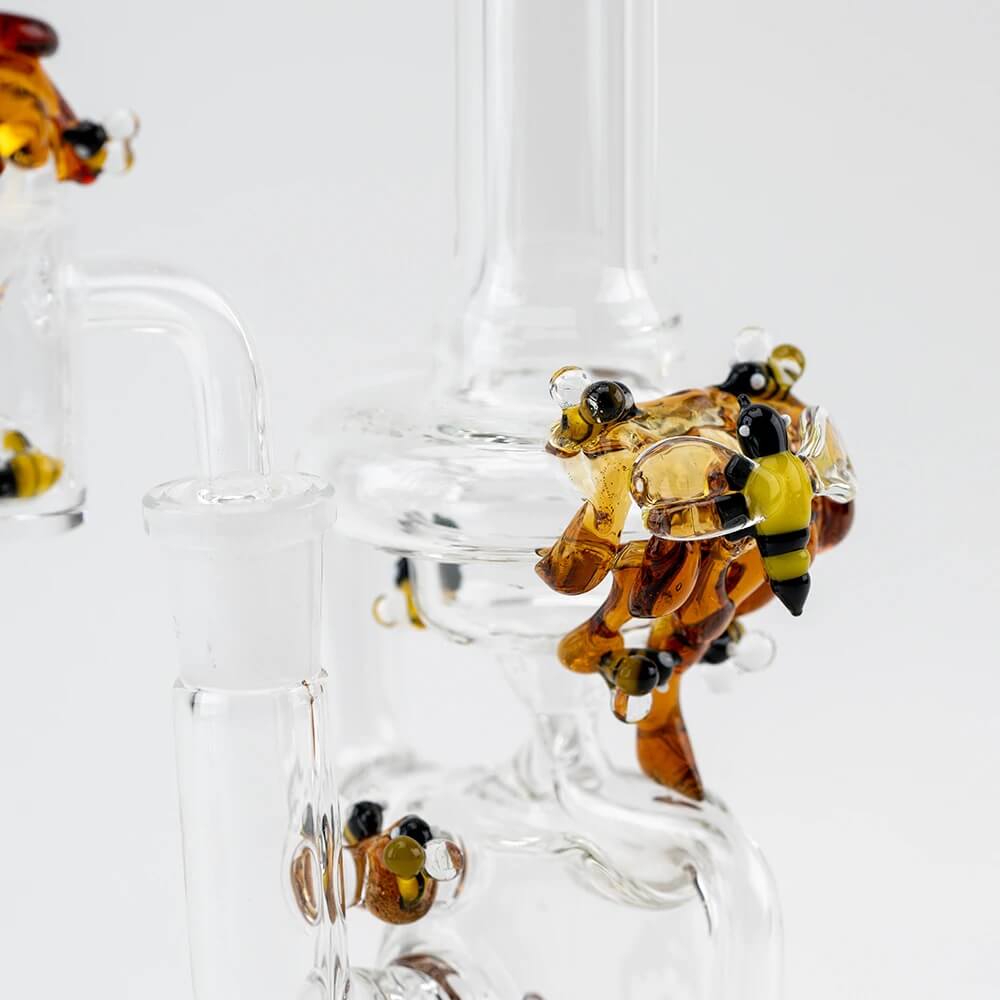 Empire Glassworks Mini Recycler Save The Bees - 04