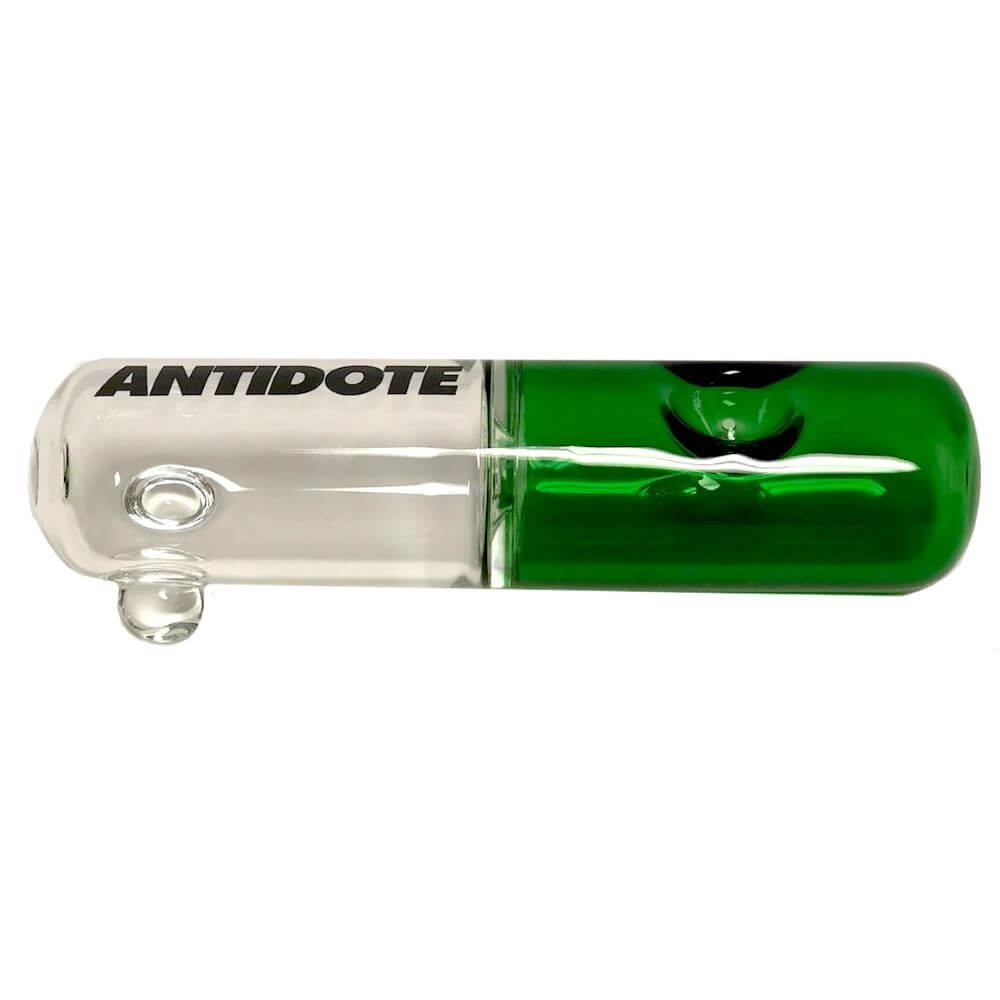 Antidote Steamroller Hand Pipe - Green - 02